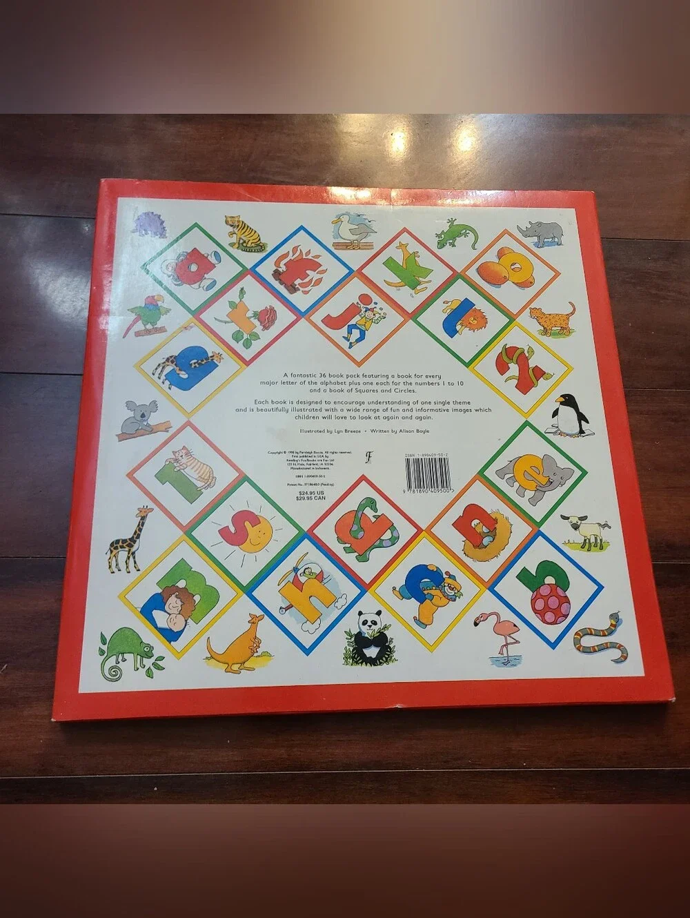 The Learning Box Alphabet & Numbers Educational Toy, Illustrated Mini-Books 1998